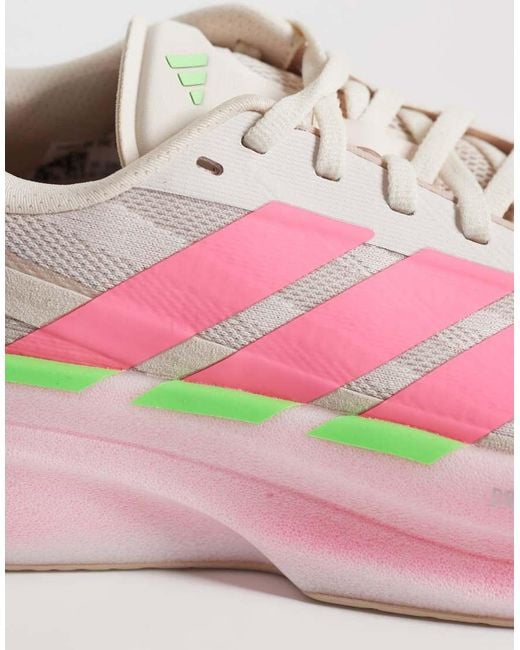 Adidas Originals Pink Adidas Running Supernova Glide Trainers