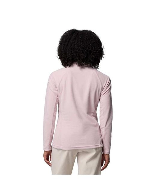 Columbia Pink Glacial Iv 1/2 Zip