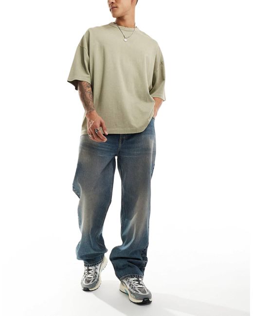 Weekday – galaxy – locker geschnittene, weite jeans in Blue für Herren