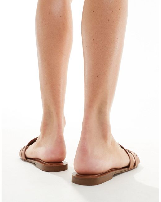 Sandales tressées - marron Pull&Bear en coloris Brown