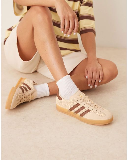 Adidas Originals Brown – gazelle indoor – sneaker