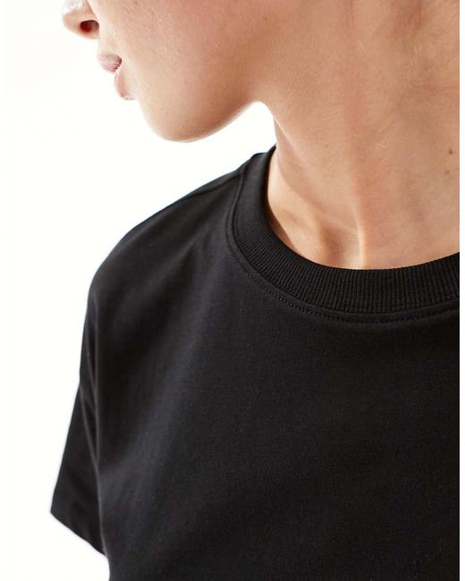 New Look Black Plain Oversized Tee
