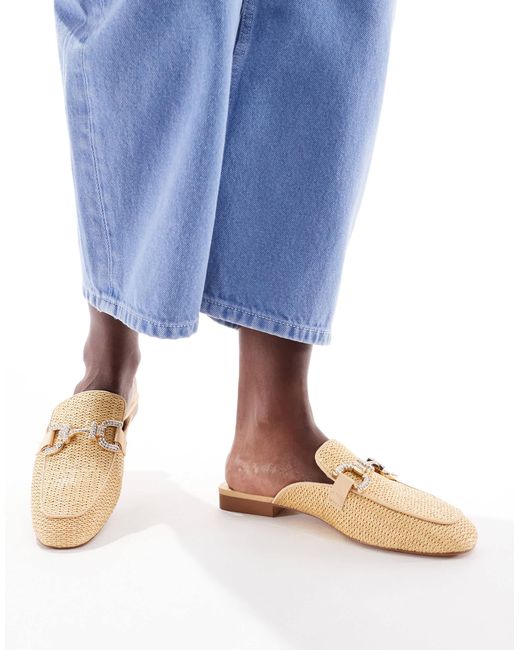 Stradivarius Blue – mules-loafer