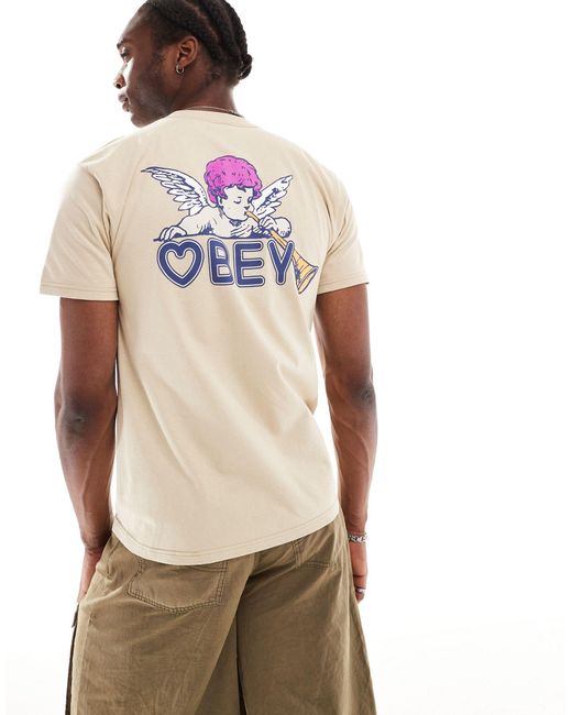 Obey Blue – unisex – kurzärmliges t-shirt