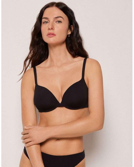 Calzedonia Black Premium Fit Push Up Bikini Top