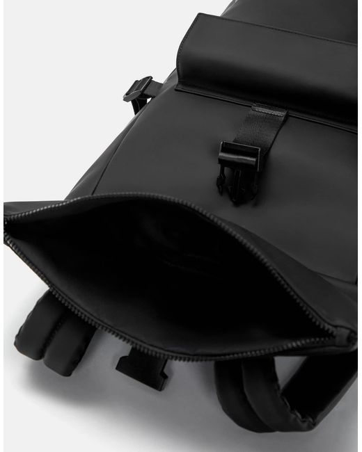 Sac à dos caoutchouté Pull&Bear pour homme en coloris Black