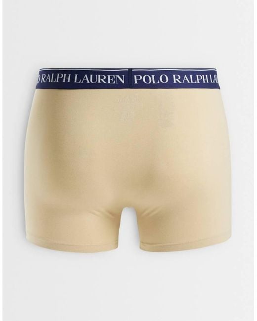 Polo Ralph Lauren Blue 3 Pack Trunks for men