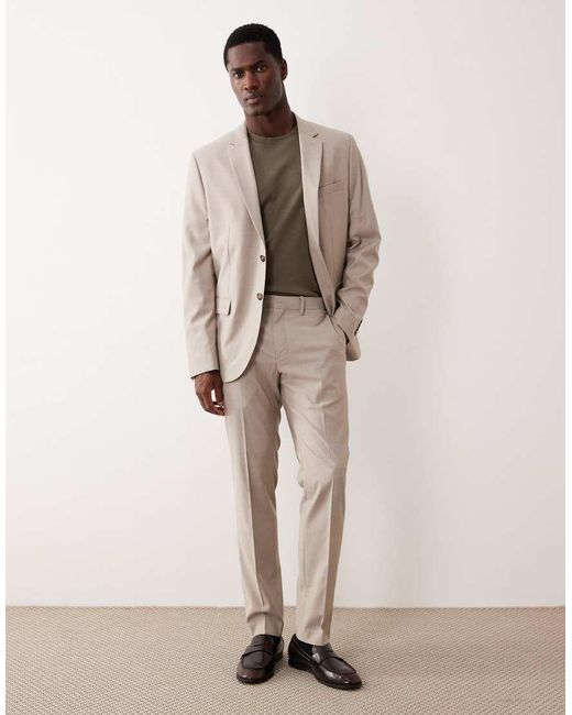 Mango Elegante Blazer in het Natural voor heren