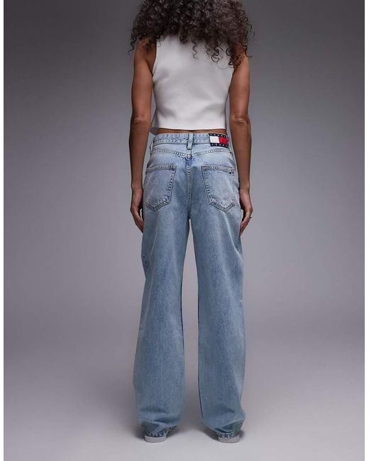 Tommy Hilfiger Blue Layla High Rise Slim Straight Leg Jeans