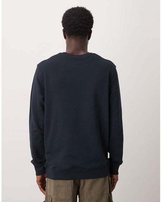 Lyle & Scott Blue Crew Neck Sweatshirt for men