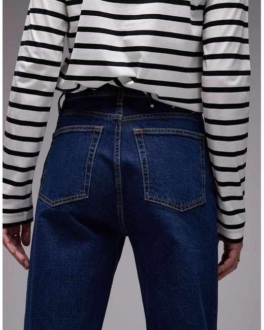 ARKET Blue Lupine High Rise Wide Leg Jeans