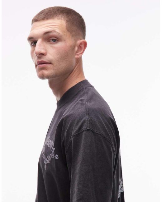 AllSaints T-Shirt Met Druppelprint in het Black voor heren