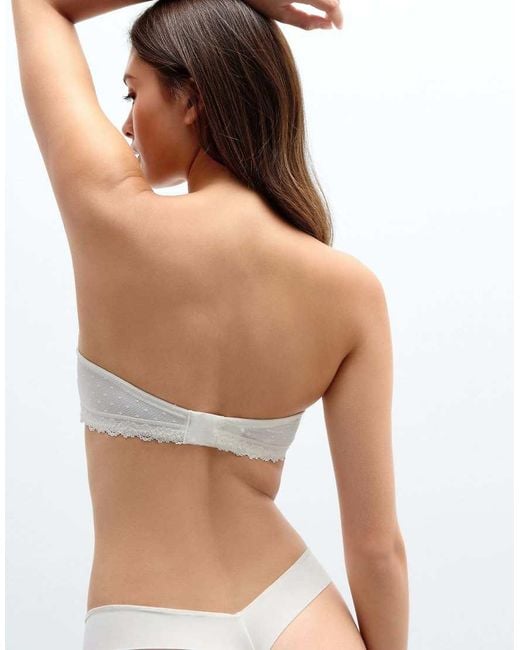Intimissimi White From The Boudoir Anna Bandeau Bra