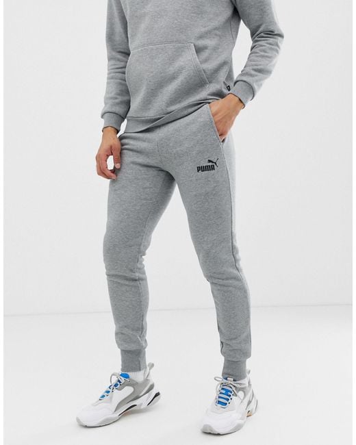 PUMA Musthaves - Skinny-fit joggingbroek in het Gray voor heren
