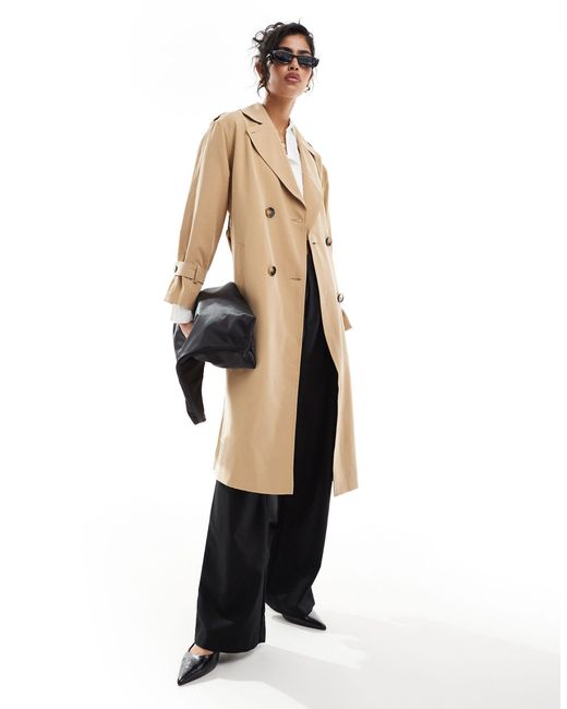 Whistles White Riley Trench Coat