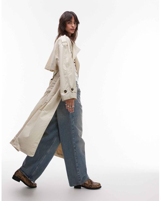 Tommy Hilfiger White – leichter oversize-trenchcoat