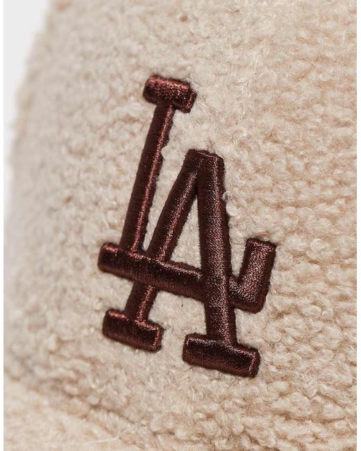 KTZ Natural La Dodgers 9Forty Borg Cap