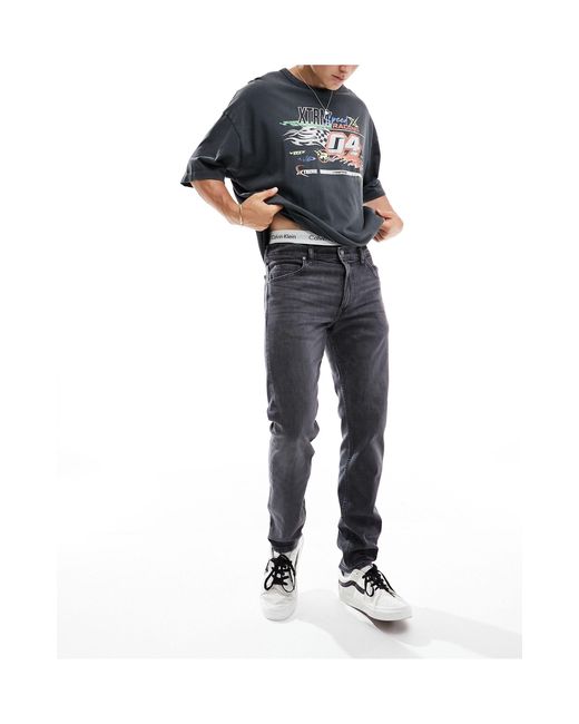 ødemark indlæg alien Lee Jeans Rider Slim Fit Jeans in Black for Men | Lyst Australia