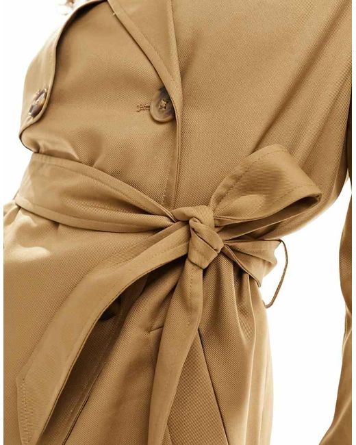 Vero Moda White Short Trench Coat