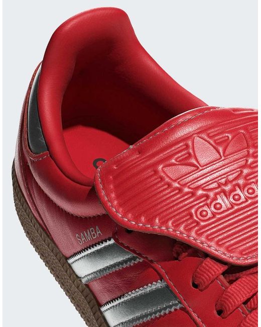 Adidas Originals Red Samba Lt Shoes