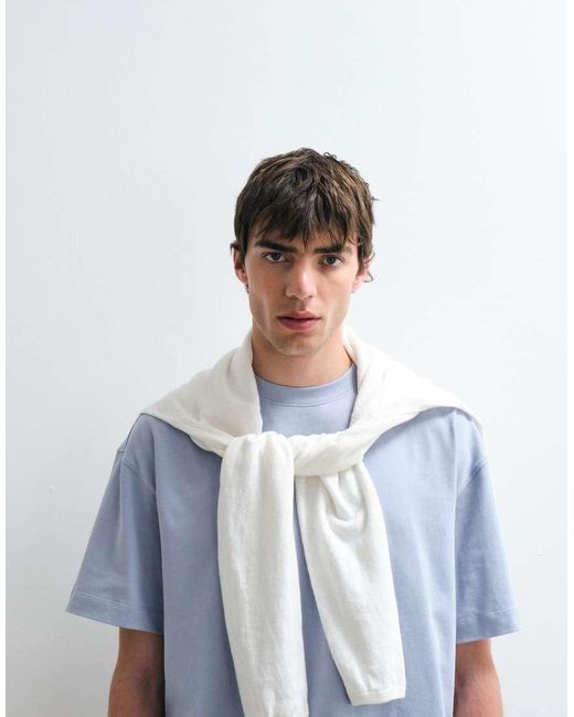 ASOS COLLECTIVE Purple Super Heavyweight Oversized T-shirt for men
