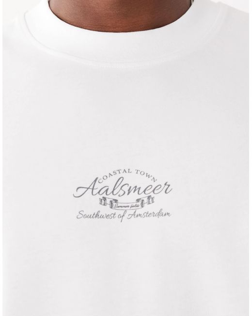 Threadbare White Back Print T-shirt for men