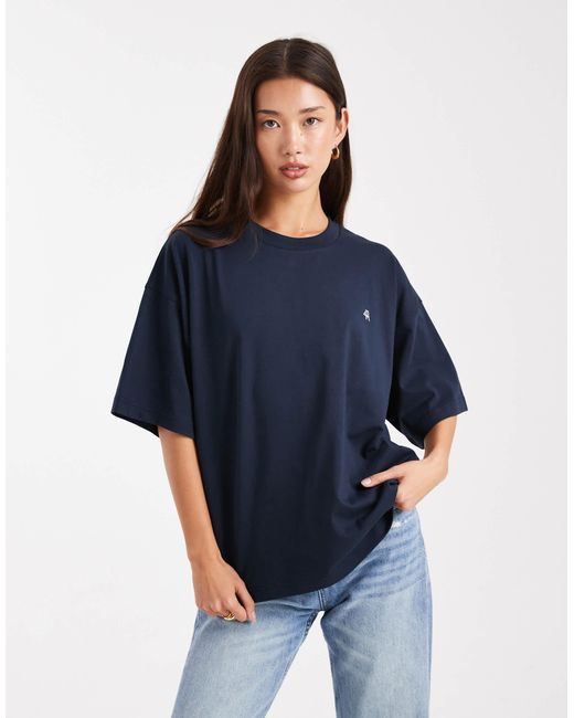 4th & Reckless Blue – oversize-t-shirt