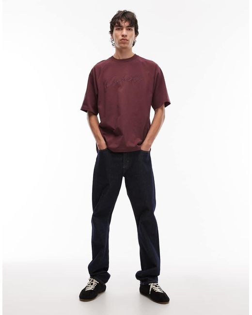 Carhartt Red Ray Loose Fit T-shirt for men