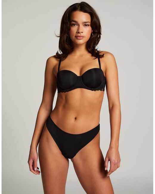 Hunkemöller Black Angie Padded Strapless Underwired Bra