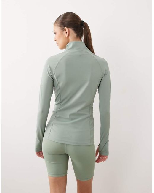 Dare 2b Green Quick-Dry Stretchy Refresh Full Zip Stretch Midlayer