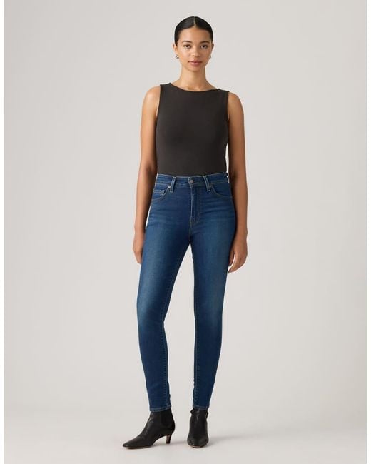 Levi's Blue 721 High Rise Skinny Jeans