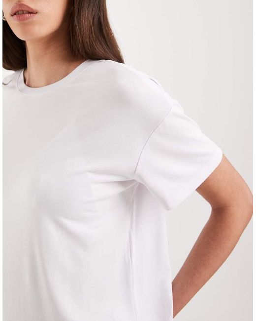 Vero Moda White Slinky Oversized T-shirt