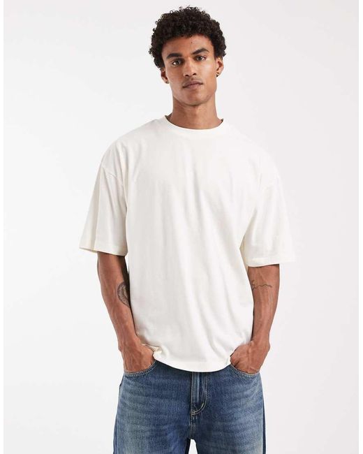 ASOS White Oversized T-Shirt With Ramen Back Graphic for men
