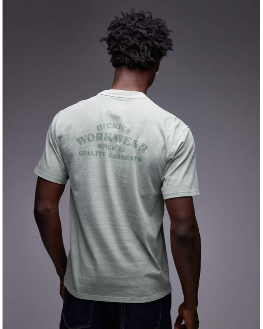 Dickies Gray Christiana T-shirt With Large Front Tonal Logo