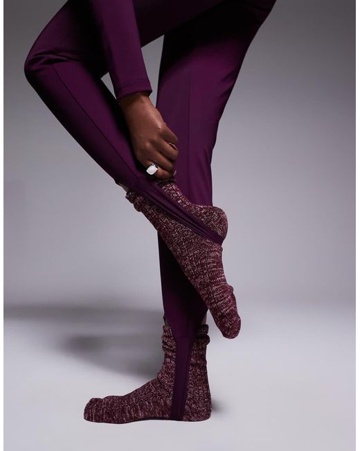 ASOS 4505 Ski & Snow Purple Asos 4505 Ski Soft Shell Water Repellent Skinny Ski Pants