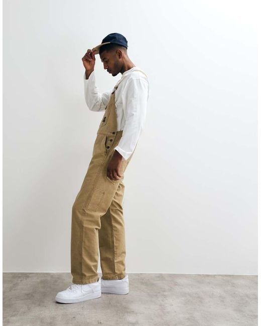 Levi's White Workwear Loose Overalls for men