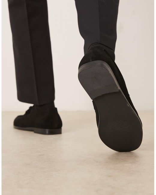 ASOS Black Slim Loafers for men