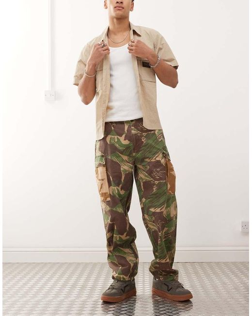 Pantalones Cargo Multicolores Con Estampado De Camuflaje Arts & Crafts De Deus Ex Machina de hombre de color Natural