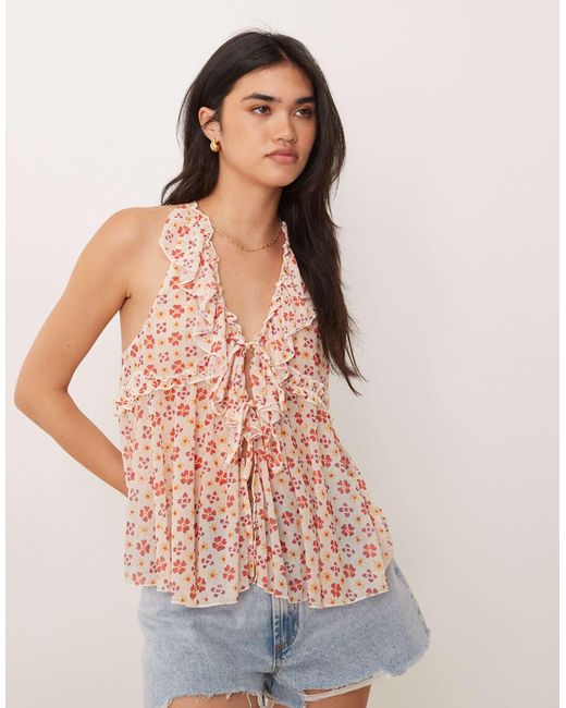 Free People Pink – fearless – gestricktes tanktop