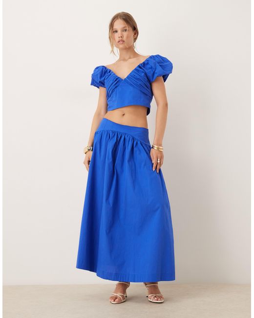 Sister Jane Blue Dream Cotton Crop Top