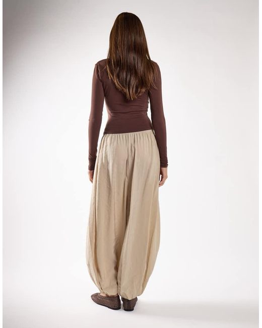 Glamorous Natural Balloon Pants