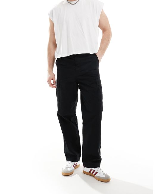 JJ Rebel – cargohose mit lockerer passform in White für Herren