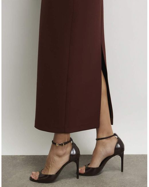 River Island Brown Closed Back Heels