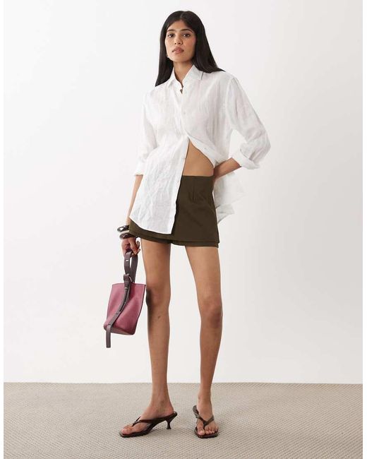 WeWoreWhat Green Skort