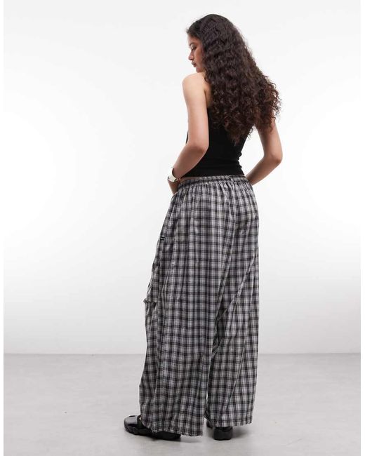 Collusion Multicolor Xl baggy Plaid Sweatpants - Part Of A Set