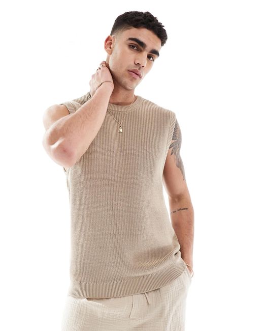 New Look – pullunder in White für Herren