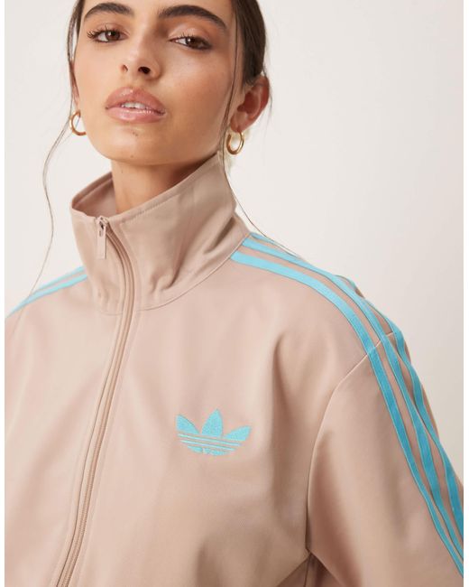 Adidas Originals Natural – firebird – locker geschnittenes trainingsoberteil