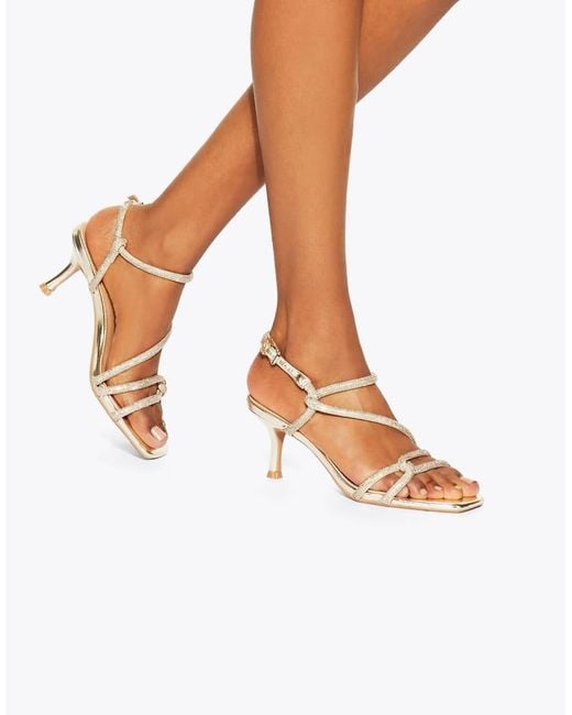 KG by Kurt Geiger White Audrey2 Heeled Sandals