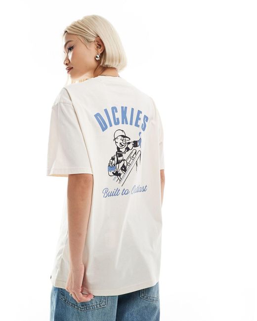 Dickies Blue Mclean Short Sleeve Back Print T-shirt