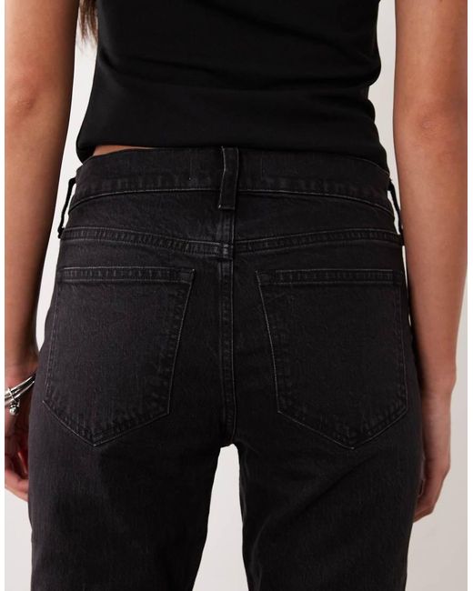Abercrombie & Fitch Natural Mid Rise Bootcut Jeans